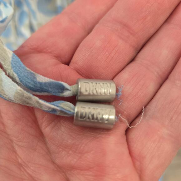 DKNY Animal Print Tiered Maxi Skirt Size L Boho Y2K Cottagecore - Picture 9 of 13